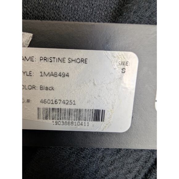 Travis Mathew Cardigan Sweater Mens Small Black Pristine Shore Button Front NWT - Picture 3 of 6